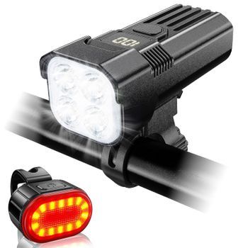 Luz Trasera Veanxin 2000 Lúmenes (negra)