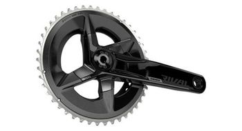 Juego de bielas sram rival d1 dub 48 35 dientes 2x12v  sin eje del pedalier  negro