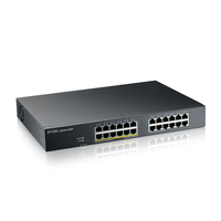 zyxel gs1915-24ep switch 24xgbe 12 poe 130w neb