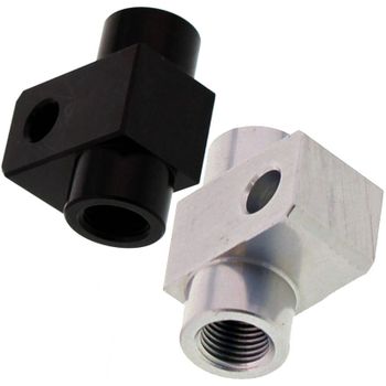 Tornillo banjo conector 2 vías recto M10x1 alu
