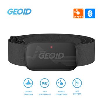 GEOID HS500 Monitor de ritmo cardíaco equipo de Fitness Ant Bluetooth Sensor de ritmo cardíaco con correa para el pecho seguimiento luz LED