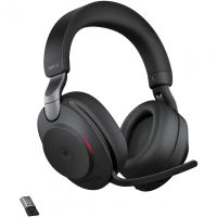 jabra evolve2 85 ms teams auriculares bluetooth con soporte de carga usb-a negro
