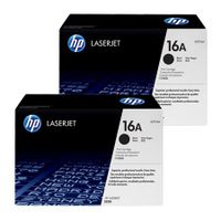 original multipack hp laserjet 5200 printer toner cartridges 2 pack -q7516a