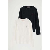 polo club jersey pack 2 - rigby go cable u cotton w vo n-e para mujer