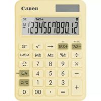 calculadora canon ls-125kb escritorio 12 digitos bateriasolar amarillo