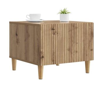 Mesa de café - mesa de centro - mesa baja con cajón roble artesanal 49 x 50 x 40 cm