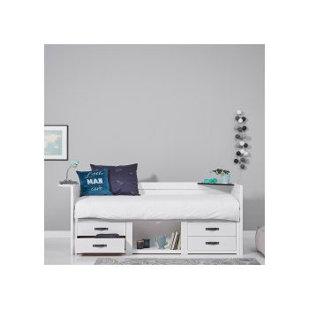 Lifetime Kids Luxury Cabin Bed with Storage - Lifetime Whitewash
