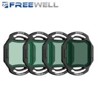 freewell - kit de 4 filtros nd nd8 nd16 nd32 nd64 para dji o4 air unit pro accesorios de fotografia para camara