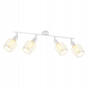 Valeska - plafón de metal, color blanco, 75 cm, e14