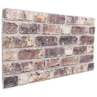 paneles de pared 10 uds 100 x 50 cm marron oscuro espuma eps vidaxl