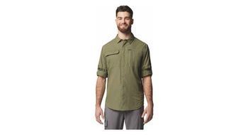 Camiseta columbia skien valley verde hombre