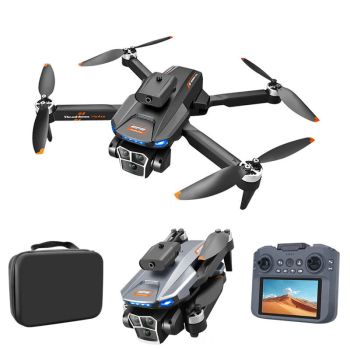 YLR/C S158 GPS 5G WiFi FPV con controlador de pantalla LCD de 4.5 pulgadas, cámara dual 720P HD, gimbal servo, evitación