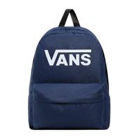 vans old skool print backpack - dress blues
