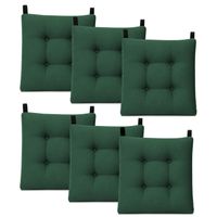 pack de 246 cojines para silla de 40x40x8cm acolchados relleno de espuma de poliuretano con cintas de sujecion antideslizantes para interior y exterior fabricado en espana variedad de colores y