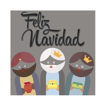 Vinilo Navidad Reyes Magos 2,00 X 2,00 M