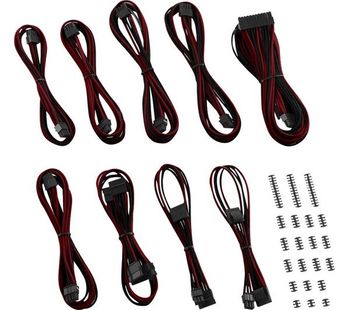 CABLEMOD Classic ModMesh C-Series RMi & RMx Power Cable Kit - Black & Red, Black
