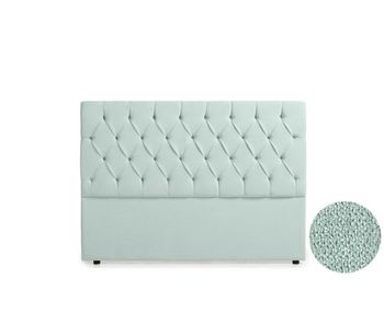 Cabecero tapizado capri acualine 115x120x12 cm - moonia