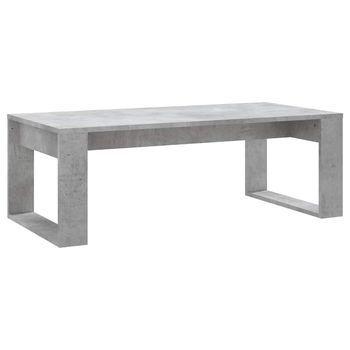 Mesa De Café - Mesa De Centro Madera De Ingeniería Gris Hormigón 102x50x35 Cm