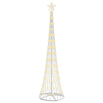 Árbol De Navidad Led Cálido 250 Cm Metal Vidaxl