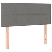 cabecero accesorio para dormir mueble de dormitorio 100 x 5 x 7888 cm tela gris oscuro tdl0203197