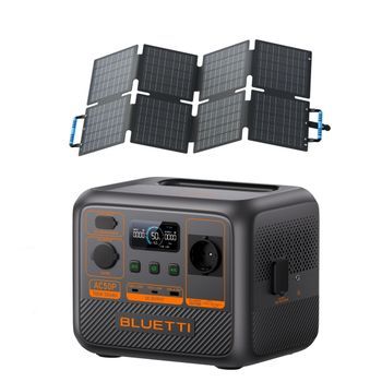 Kit Estación De Energía Bluetti Premium 50 (ac50p) + Panel Solar 60 W, 504 Wh