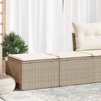 set sofas jardin y cojines 2 uds  juego de muebles de jardin ratan sintetico acacia beige cfw72604