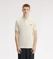 fred perry para hombre m6000 polo plain m6000 beige s casual algodon manga corta