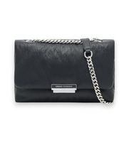 ax armani exchange para mujer xw000355af17240uc001 bolso de mano clutch negro osfa casual sintetico
