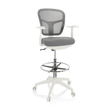 Silla De Trabajo Top Work 108 W Tejido De Malla/tela Gris Hjh Office