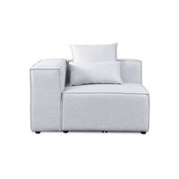 sofa modular sofa esquinero izquierdo verona - 120 x 70 cm gris claro