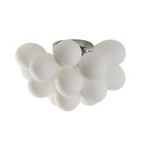 plafon metal y vidrio  32 cm