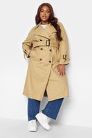 yours gabardina beige mujer curvy y tallas grandes yours