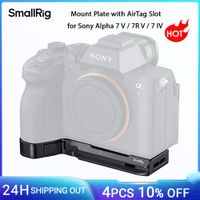 placa de montaje smallrig a7 v  a7r v  a7 iv con ranura airtag para sony alpha 7 v  7r v  7 iv con orificios roscados de 14-20 -6033
