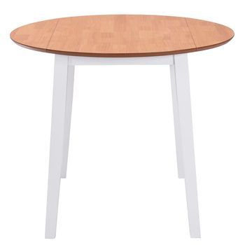 Mesa De Alas Abatiblescomedor | Mesa Comedor Redonda Mdf Blanca