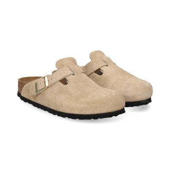 Birkenstock Zuecos Mujer - Beige Talla 36n
