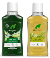 dr organic enjuague bucal de aloe vera organico 500 ml enjuague bucal de arbol de te organico 500 ml