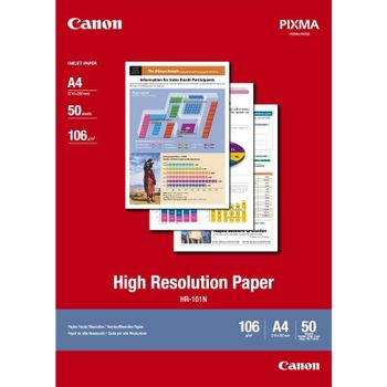 Papel para impresoras de inyección de tinta Canon HR-101 A4 110 g/cm2 50 hojas
