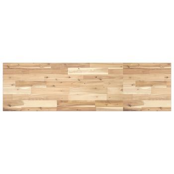 Encimera Tocador De Baño Madera Acacia Sin Tratar 120x40x2 Cm Vidaxl
