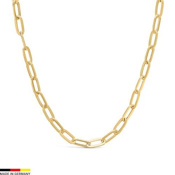 Cadena ancla de oro de 14 quilates de 4,8 mm de ancho