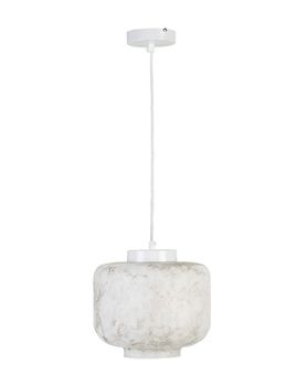 Lámpara de techo Oxford de vidrio blanco efecto mármol Ø25 cm E27