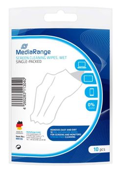 MediaRange MR726 - Toallitas limpiadoras, pack de 10