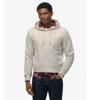 superdry para hombre m2014404a sudadera essential logo hoodie hb gris xxl casual algodon