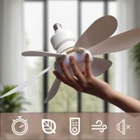 ventilador de techo led de 40w con luz e27 y control remoto para atenuacion adecuado para sala de estar estudio uso domestico 85-265v
