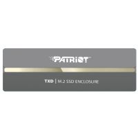 caja pc patriot txd pcie m2 2280 aluminio plata usb type-c 10 gbits hot-swap