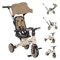 triciclo multifuncional byox juno evolutivo 4 en 1 con control parental - brown