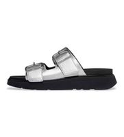 fitflop para mujer a2t-011 sandalias hebilla gen-ff de piel plateado 39 plata 1 a 3cm ninguno casual