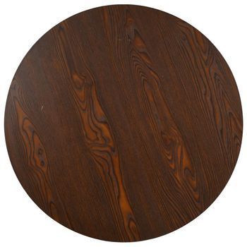 Mesa De Bistró Mdf Marrón Oscuro 80 Cm