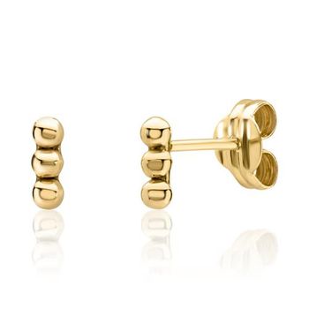 Pendientes dots de oro de 9 quilates para mujer