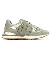 xti para mujer 14519802-kaki zapatillas 145198 verde 37 plano cordones casual