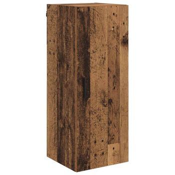 Armario De Pared Madera Vieja 34,5 X 34 X 90 Cm Vidaxl